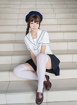 风之领域 0135 [45p] 足控 学生 白丝 水手服 - 图屋屋